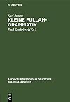 Kleine Fullah-Grammatik