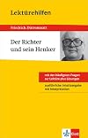 Klett Lektürehilfen Friedrich Dürrenmatt ""Der Richter und sein Henker""