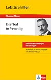 Klett Lektürehilfen Thomas Mann, Der Tod in Venedig: Für Oberstufe und Abitur