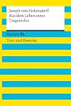 Reclam XL : Text und Kontext : Joseph von Eichendorff : Aus dem Leben eines Taugenichts [2015]
