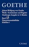 Werke, 14 Bde. (Hamburger Ausg.), Bd.13, Naturwissenschaftliche Schriften