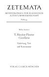 T. Maccius Plautus, Cistellaria Einleitung, Text und Kommentar