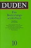 Das Bedeutungswörterbuch
