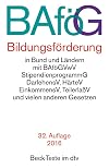 BAföG ( Bundesausbildungsförderungsgesetz). Bildungsförderung. Sonderausgabe.