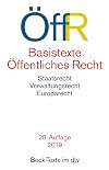 Basistexte Öffentliches Recht (dtv Beck Texte)