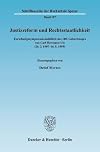 Justizreform und Rechtsstaatlichkeit Forschungssymposium anlässlich des 100 Geburtstages von Carl Hermann Ule (26.2.1907 - 16.5.1999)