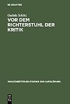 Vor dem Richterstuhl der Kritik Die Musik in Friedrich Nicolais »Allgemeiner Deutscher Bibliothek«