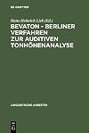 BEVATON Berliner Verfahren zur auditiven Tonhöhenanalyse