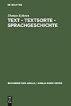 Text, Textsorte, Sprachgeschichte : englische Partizipial- und Gerundialkonstruktionen 1100 bis 1700