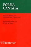 Poesia cantata die Textmusik der italienischen Cantautori