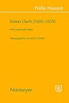 Simon Dach (1605-1659) Werk und Nachwirken