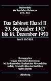 Das Kabinett Ehard II: 20. September 1947 bis 18. Dezember 1950. Band 1: 1947/1948 (24.9.1947-22.12.1948) (Protokolle Des Bayerischen Ministerrats, 1945-1954) (German Edition)