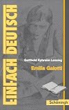 EinFach Deutsch : Textausgaben : Gotthold Ephraim Lessing : Emilia Galotti [1st edition]