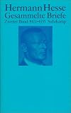 Hermann Hesse. Gesammelte Briefe. Zweiter Band 1922-1935