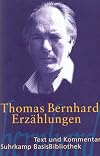 Suhrkamp BasisBibliothek : Bernhard : Erz&auml;hlungen