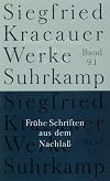 Fr&uuml;he Schriften aus dem Nachlass