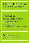 Grundrisse zum Neuen Testament, Bd.8, Textbuch zur neutestamentlichen Zeitgeschichte