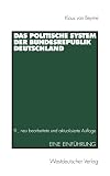 Das politische System der Bundesrepublik Deutschland: Eine Einfuhrung (German Edition)