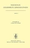 Gesammelte Abhandlungen I (German Edition)