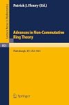 Advances in Non-Commutative Ring Theory: Proceedings of the Twelfth George H. Hudson Symposium, Held at Plattsburgh, U.S.A., April 23-25, 1981