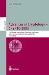 Advances in cryptology : CRYPTO 2003 : 23rd Annual International Cryptology Conference, Santa Barbara, California, USA, August 17-21, 2003 : proceedings