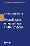 Grundlagen einer reinen Kostentheorie