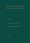 Gmelins Handbuch der Anorganischen Chemie (Gmelin Handbook of Inorganic Chemistry). System-Nr. 44: Thorium. Th. Suppl. Vol. C 7: Compounds with Carbon: Carbonates, Thiocyanates, Alkoxides, Carboxylates