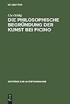 Die philosophische begründung der kunst bei Ficino
