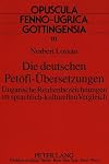 Die deutschen Petőfi-Übersetzungen - Ungarische Realienbezeichnungen im sprachlich-Kulturellen Vergeleich
