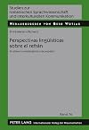 Perspectivas lingüísticas sobre el refrán el refranero metalinguistico del español