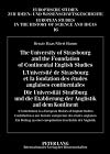 The University of Strasbourg and the Foundation of Continental English Studies- LโUniversitรฉ de Strasbourg et la fondation des รฉtudes anglaises ... Ideas) (English, French and German Edition)