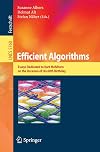 Efficient Algorithms Essays Dedicated to Kurt Mehlhorn on the Occasion of His 60th Birthday