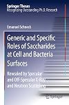 Generic and specific roles of saccharides at cell and bacteria surfaces revealed by specular and off-specular x-ray and neutron scattering