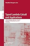 Typed Lambda Calculi and Applications 11th International Conference, TLCA 2013, Eindhoven, The Netherlands, June 26-28, 2013, Proceedings
