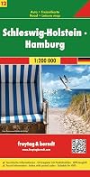 Serie Deutschland. 1:200000: Freytag Berndt Autokarten, Blatt 12, Schleswig-Holstein, Hamburg - Maßstab 1:200 000: Autokarte. Touristische ... mit Postleitzahlen. GPS-tauglich: Bl 12