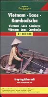 Freytag & Berndt : Road Map : Vietnam + Laos + Cambodia {1:1 000 000}