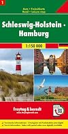 Schleswig -Holstein - Hamburg, road map 1:150,000, sheet 1