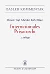 Basler Kommentar: Internationales Privatrecht