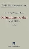 Basler Kommentar Obligationenrecht I: Art. 1-529 OR: I