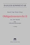 Obligationenrecht II : Art. 530-964 OR