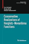 Conservative realizations of Herglotz-Nevanlinna functions