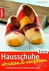 Hausschuhe stricken und verfilzen: Das Verfilzen &uuml;bernimmt die Waschmaschine