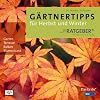 Gärtnertipps für Herbst und Winter. Garten. Terrasse. Balkon. Blumenbank