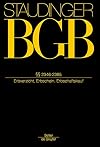 J. von Staudingers Kommentar zum Bürgerlichen Gesetzbuch mit Einführungsgesetz und Nebengesetzen. Erbrecht: J. von Staudingers Kommentar zum ... (Erbverzicht, Erbschein, Erbschaftskauf)