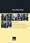 Die großen Regierungserklärungen der deutschen Bundeskanzler von Adenauer bis Schröder