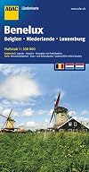 ADAC LänderKarte Benelux 1 : 300 000: Niederlande, Belgien und Luxemburg. Mit Kennzeichnung von Sehenswürdigkeiten und landschaftlich schönen Strecken. Mit Ortsregister und Reiseinformationen