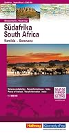 South Africa, Namibia, and Botswana - Flash Guide - 1:2,000,000 (English, French, Italian and German Edition)