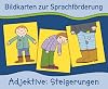 Adjektive: Steigerungen (Bildkarten zur Sprachförderung)