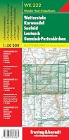 Freytag Berndt Wanderkarten, Wetterstein, Karwendel, Seefeld, Leutasch, Garmisch Partenkirchen: Ortsverzeichnis. Kultur, Sehensw&uuml;rdigkeiten, ... Mit Radwanderrouten. (WK 322)