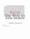 Die Welt ist eine andere. Poetik: Essay I (Planet Beltà)